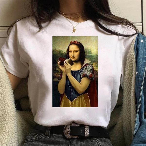 mona lisa spoof personality fashion women summer harajuku aesthetics short sleeve white female
mona lisa spoof personality fashion women summer harajuku aesthetics short sleeve white female