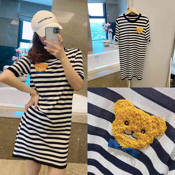 spring and summer 2021 new french first love sweet gentle wind small fresh stripe knitted dress children, Black;gray
spring and summer 2021 new french first love sweet gentle wind small fresh stripe knitted dress children, Black;gray