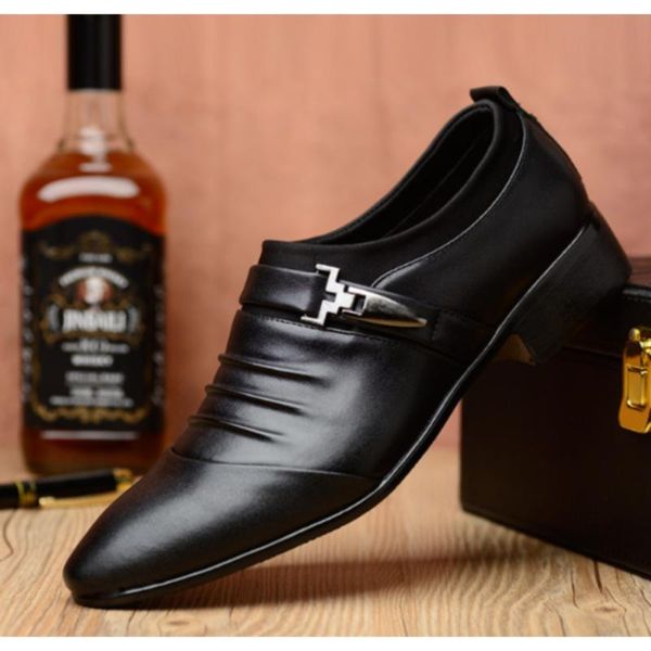 dress shoes fashion elegant oxford for mens large sizes men formal leather loafers man slip on masculino, Black
dress shoes fashion elegant oxford for mens large sizes men formal leather loafers man slip on masculino, Black