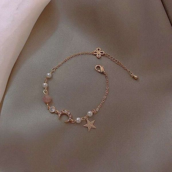 hand catenary korean version sister summer girl heart strawberry crystal bracelet women's bracelet, Black
hand catenary korean version sister summer girl heart strawberry crystal bracelet women's bracelet, Black