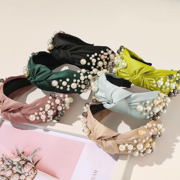 baroque satin knot hairband pearl metal beads headband for women girls hair accessories1
baroque satin knot hairband pearl metal beads headband for women girls hair accessories1