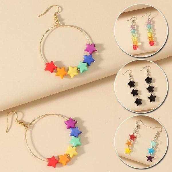 dangle & chandelier 1 pair women circle earrings star butterfly drop cute pendant jewelry accessories party gift fashion, Silver
dangle & chandelier 1 pair women circle earrings star butterfly drop cute pendant jewelry accessories party gift fashion, Silver