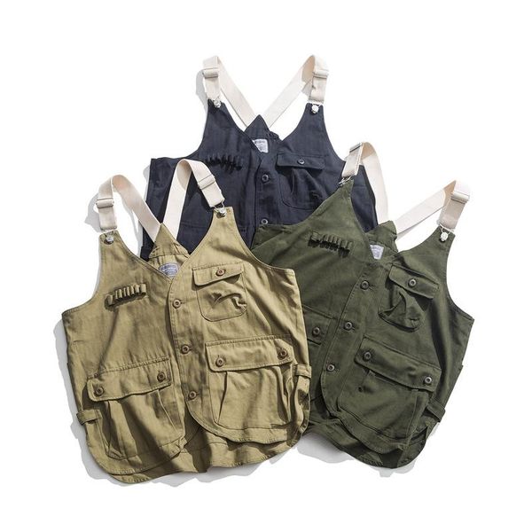 men's vests breathable vest men multi pockets sleeveless jacket casual army green waistcoat fashion cotton gilet homme journalist, Black;white
men's vests breathable vest men multi pockets sleeveless jacket casual army green waistcoat fashion cotton gilet homme journalist, Black;white
