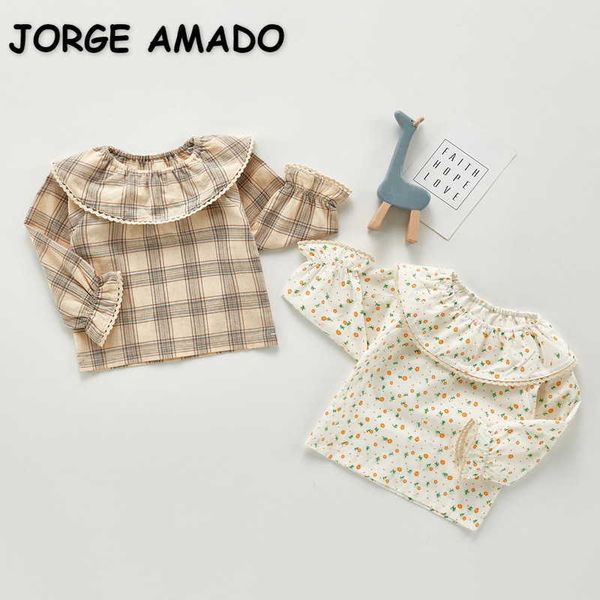 korean style spring kids girls shirts long puff sleeves floral plaid blouses sweet children clothes e11 210610, White;black
korean style spring kids girls shirts long puff sleeves floral plaid blouses sweet children clothes e11 210610, White;black