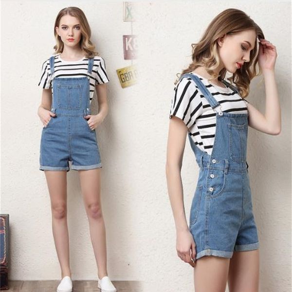 women's shorts short denim overalls women romper high waist fashion jeans rompers washed blue summer strap sling j2765 omg8, White;black
women's shorts short denim overalls women romper high waist fashion jeans rompers washed blue summer strap sling j2765 omg8, White;black