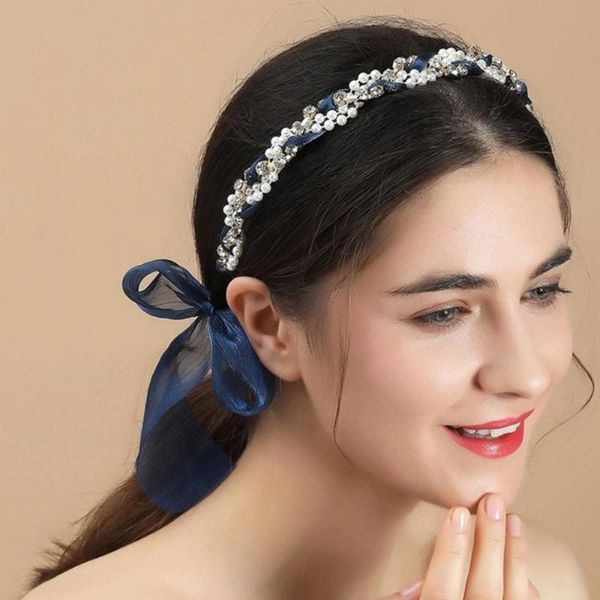 fairy simple headdress ribbon rhinestones pearl headband hairpin braided bow hair band accessories women, Slivery;white
fairy simple headdress ribbon rhinestones pearl headband hairpin braided bow hair band accessories women, Slivery;white