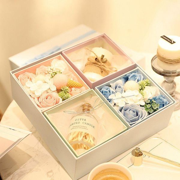 decorative flowers & wreaths 1 set flower soap rose heart scented bath body petal case wedding decoration gift festival box
decorative flowers & wreaths 1 set flower soap rose heart scented bath body petal case wedding decoration gift festival box