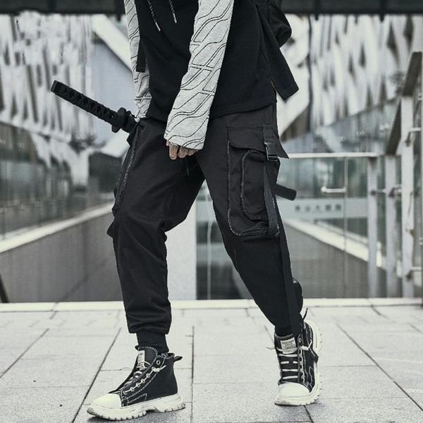 men's pants aogz techwear zipper pockets ribbons man hip hop streetwear joggers cargo loose trousers men black tactical
men's pants aogz techwear zipper pockets ribbons man hip hop streetwear joggers cargo loose trousers men black tactical