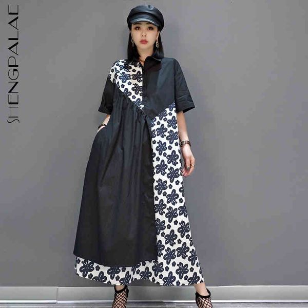 casual dresses spliced floral shirt dress women's summer lapel loose single breasted short sleeve mid-calf 5c587 6ths, Black;gray
casual dresses spliced floral shirt dress women's summer lapel loose single breasted short sleeve mid-calf 5c587 6ths, Black;gray
