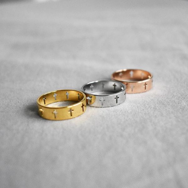 wedding rings 2021 hollow cross stainless steel rose gold silver color ring for woman girl men couple, Slivery;golden
wedding rings 2021 hollow cross stainless steel rose gold silver color ring for woman girl men couple, Slivery;golden