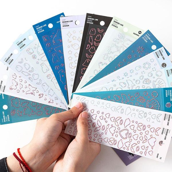 gift wrap 2pcs/set laser pvc waterproof stickers diy hand account craft for scrapbooking phone decoration material
gift wrap 2pcs/set laser pvc waterproof stickers diy hand account craft for scrapbooking phone decoration material