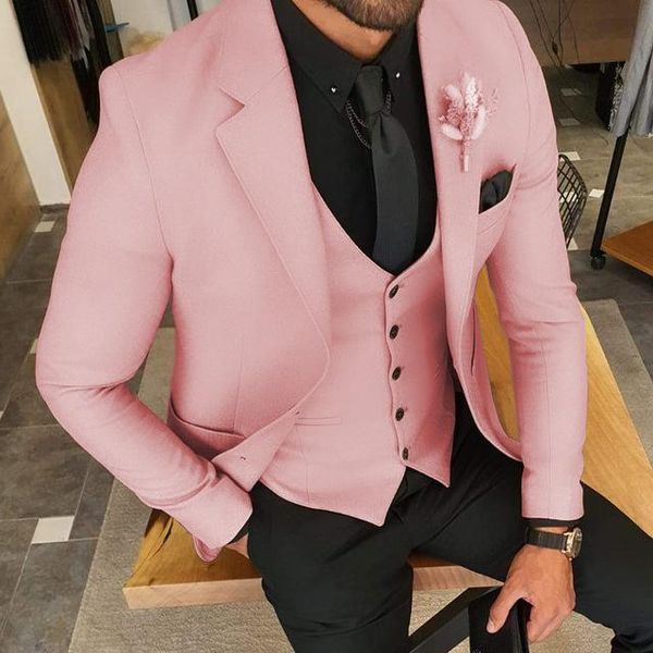 pink fashion costume business men suits wedding groom tuxedo slim fit terno masculino prom party blazer 3 pcs jacket+pant+vest men's &, White;black
pink fashion costume business men suits wedding groom tuxedo slim fit terno masculino prom party blazer 3 pcs jacket+pant+vest men's &, White;black