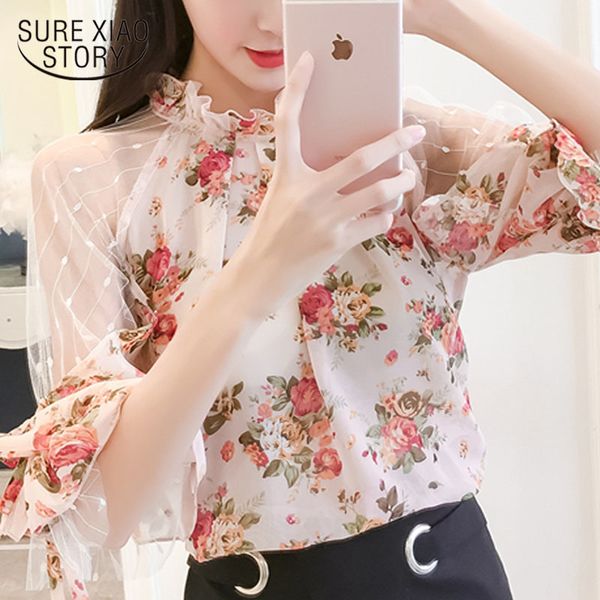womens and blouses plus size women chiffon blouse stand collar lantern sleeves floral ladies harajuku 2830 50 210510, White
womens and blouses plus size women chiffon blouse stand collar lantern sleeves floral ladies harajuku 2830 50 210510, White