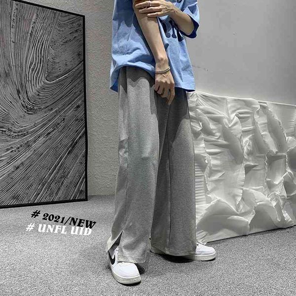 men's pants spring and summer casual fashion solid color straight wide-leg men streetwear loose joggers sweatpants mens bhj8, Black
men's pants spring and summer casual fashion solid color straight wide-leg men streetwear loose joggers sweatpants mens bhj8, Black