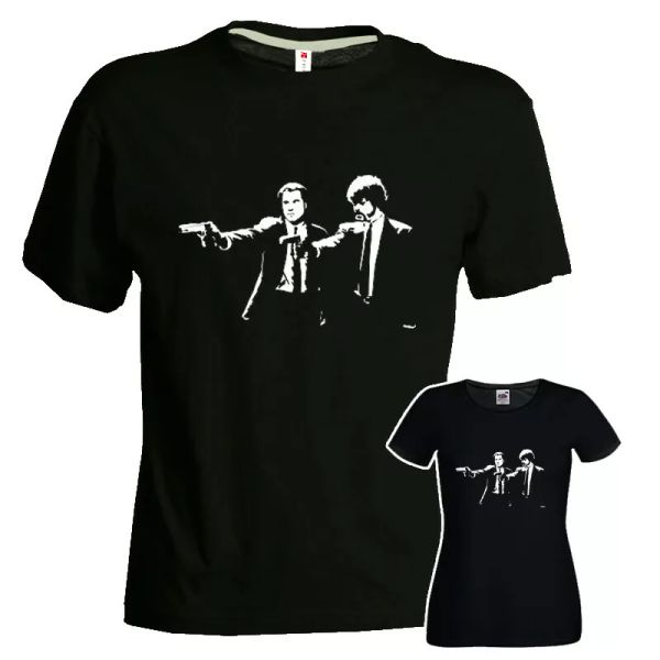 t-shirt pulp fiction scene guns tarantino cinema man woman black cotton, White;black
t-shirt pulp fiction scene guns tarantino cinema man woman black cotton, White;black