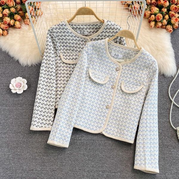 women's jackets french retro small fragrance jacket tweed coat korean wool casual fashion street wear, Black;brown
women's jackets french retro small fragrance jacket tweed coat korean wool casual fashion street wear, Black;brown