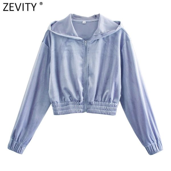 zevity women fashion graduated color short sweatshirts female basic hem elastic zipper slim hoodies chic hooded h525 210419, Black
zevity women fashion graduated color short sweatshirts female basic hem elastic zipper slim hoodies chic hooded h525 210419, Black