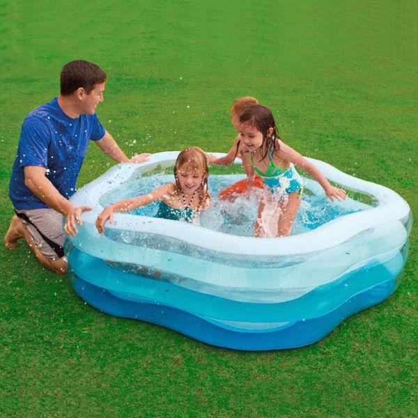 185*180*53cm oversized family inflatable swimming pool paddling infant sand foldable tub with pump & accessories
185*180*53cm oversized family inflatable swimming pool paddling infant sand foldable tub with pump & accessories