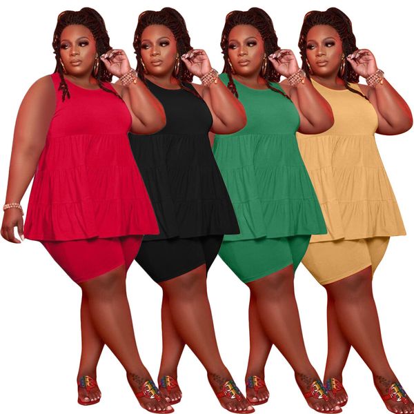 women designers clothes 2021 tracksuits sport suits sports fashion large sleeveless solid color leisure suit xl-5xl, Black
women designers clothes 2021 tracksuits sport suits sports fashion large sleeveless solid color leisure suit xl-5xl, Black