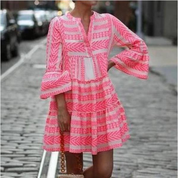 printing summer flare womens sleepwears long sleeve dress elegant ruffle v neck striped beach mini dresses femme loose a line, Black;red
printing summer flare womens sleepwears long sleeve dress elegant ruffle v neck striped beach mini dresses femme loose a line, Black;red