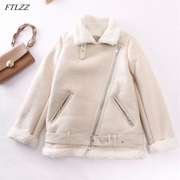 winter lamb fur jacket women coat female faux leather overcoat thicken warm motorcycle lapel long sleeve parkas 210430, Black
winter lamb fur jacket women coat female faux leather overcoat thicken warm motorcycle lapel long sleeve parkas 210430, Black