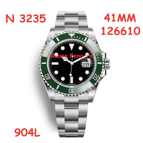 wristwatches men's mechanical watch 126610 ceramic kermit 2021 model 904l stainless steel strap sa3235 movement v11 waterpoof, Slivery;brown
wristwatches men's mechanical watch 126610 ceramic kermit 2021 model 904l stainless steel strap sa3235 movement v11 waterpoof, Slivery;brown