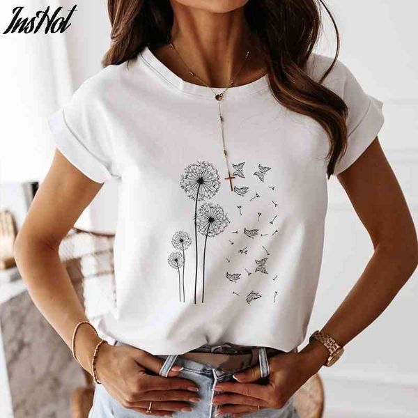 cotton dandelion printed t-shirts women summer women short sleeve leisure tee casual ladies female t shirts 210514, White
cotton dandelion printed t-shirts women summer women short sleeve leisure tee casual ladies female t shirts 210514, White