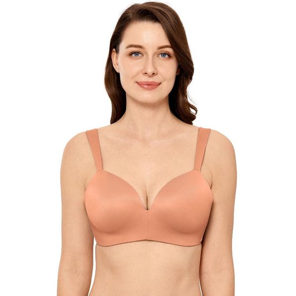 bras women's plus size smooth t-shirt bra u-back lightly lined comfort straps wirefull cup, Red;black
bras women's plus size smooth t-shirt bra u-back lightly lined comfort straps wirefull cup, Red;black