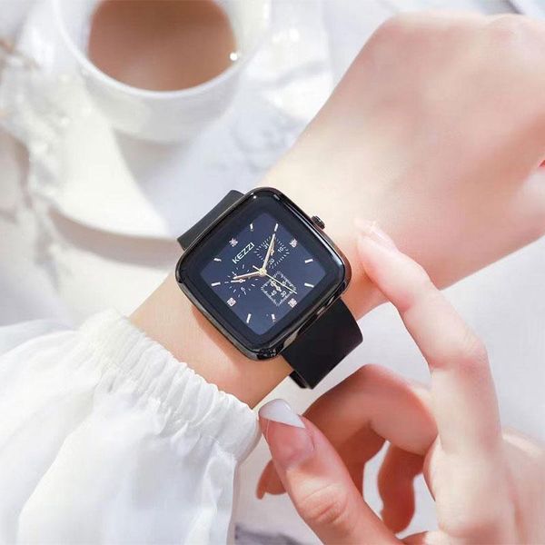 wristwatches hong kong famous watch kezzi women's leather strap square dial two second needle chasing fashion women, Slivery;brown
wristwatches hong kong famous watch kezzi women's leather strap square dial two second needle chasing fashion women, Slivery;brown