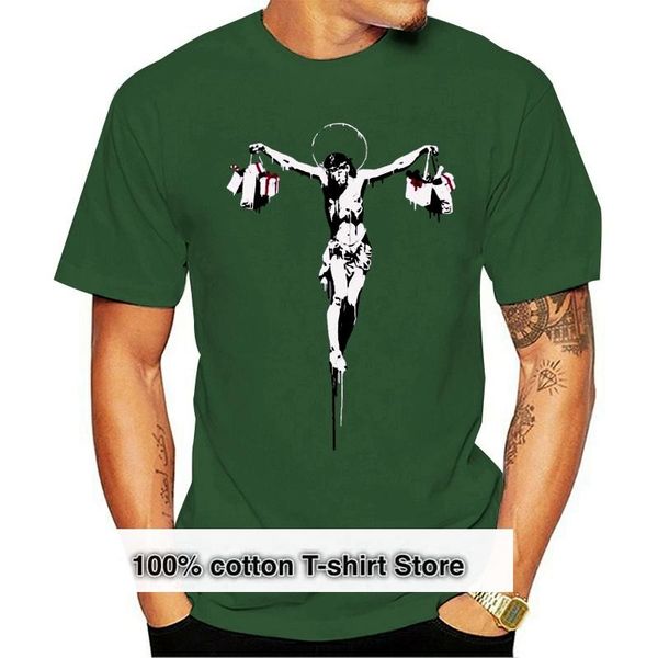 men's t-shirts 2021 fashion funny tee shirts commerical jesus t-shirt - banksy graffiti urban art all sizes create your own shirt, White;black
men's t-shirts 2021 fashion funny tee shirts commerical jesus t-shirt - banksy graffiti urban art all sizes create your own shirt, White;black