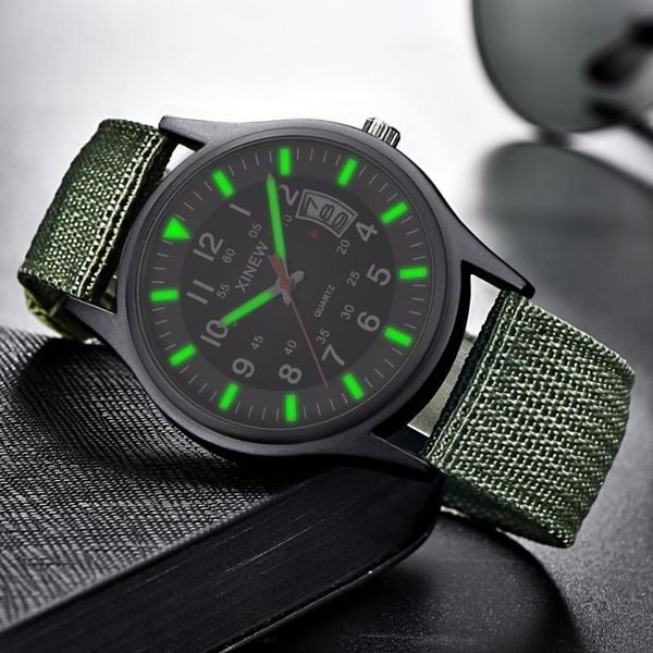 wristwatches men wristwatch clock round dial nylon strap military army date quartz wrist watch man montre homme 2021 heren horloge, Slivery;brown
wristwatches men wristwatch clock round dial nylon strap military army date quartz wrist watch man montre homme 2021 heren horloge, Slivery;brown