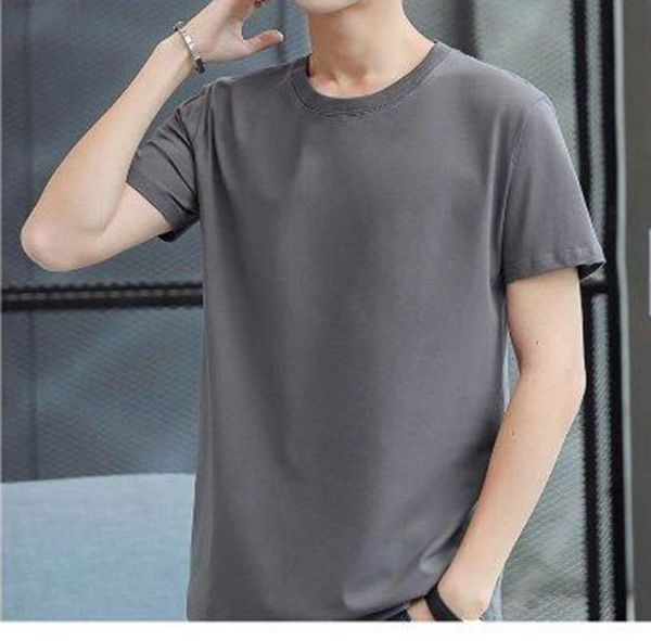 summer men's comfortable casual t-shirt solid color cotton short sleeves short-sleeved shirt for male t-shirts, White;black
summer men's comfortable casual t-shirt solid color cotton short sleeves short-sleeved shirt for male t-shirts, White;black