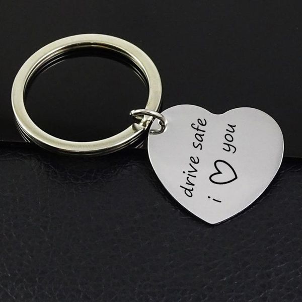 keychains yamily drive safe love you engraved charm pendant key chain inspirational jewelry heart keyring friend lover gift, Silver
keychains yamily drive safe love you engraved charm pendant key chain inspirational jewelry heart keyring friend lover gift, Silver