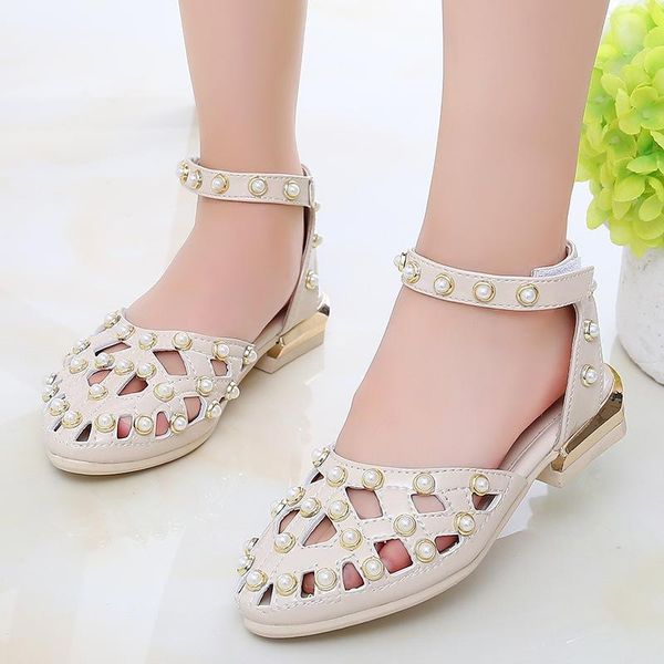 sandals casual girls 2021 summer baotou anti-kick kids princess shoes soft bottom student fashion pearl children's, Black;red
sandals casual girls 2021 summer baotou anti-kick kids princess shoes soft bottom student fashion pearl children's, Black;red
