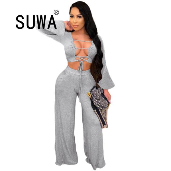 patchwork bandage crop +wide leg pants two piece sets women v-neck party clubwear female matching outfits 210525, White
patchwork bandage crop +wide leg pants two piece sets women v-neck party clubwear female matching outfits 210525, White