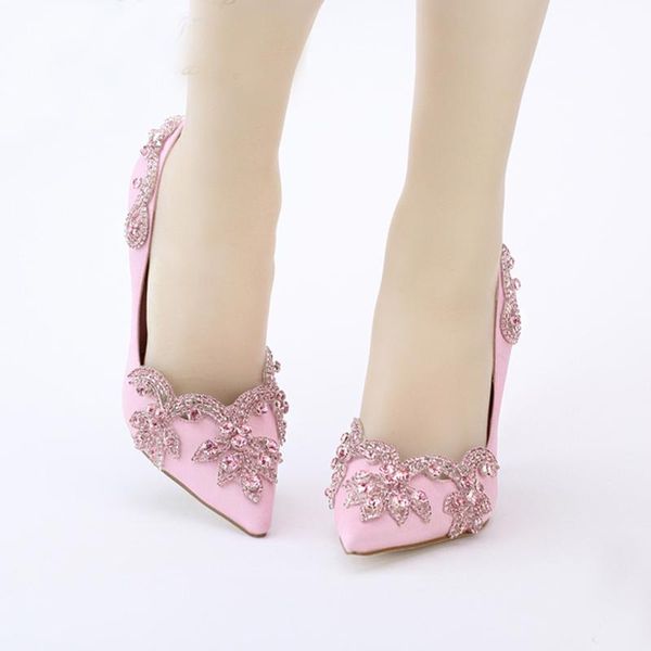 9cm pink satin high heel shoes pointed toe wedding bridal crystal clear envening party prom size 34-42 dress, Black
9cm pink satin high heel shoes pointed toe wedding bridal crystal clear envening party prom size 34-42 dress, Black