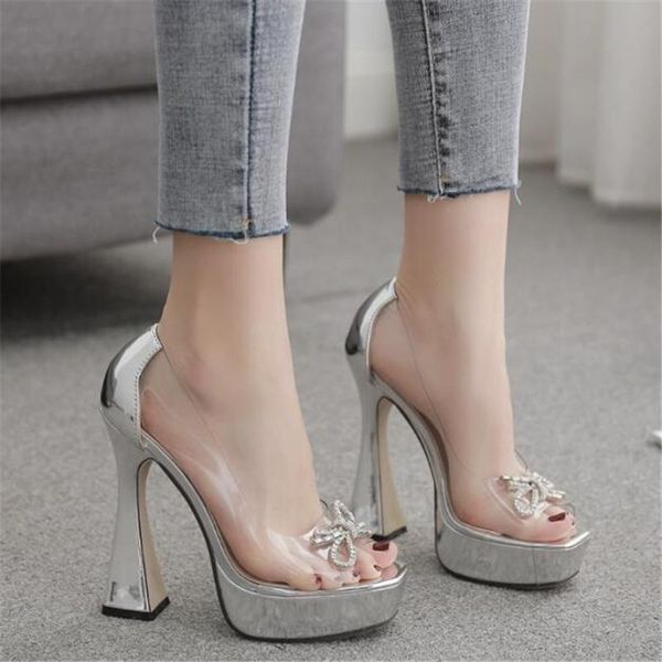 dress shoes aiykazysdl crystal bowknot women pumps peep to platform ultra very high heel patchwork clear transparent sandals wedding, Black
dress shoes aiykazysdl crystal bowknot women pumps peep to platform ultra very high heel patchwork clear transparent sandals wedding, Black
