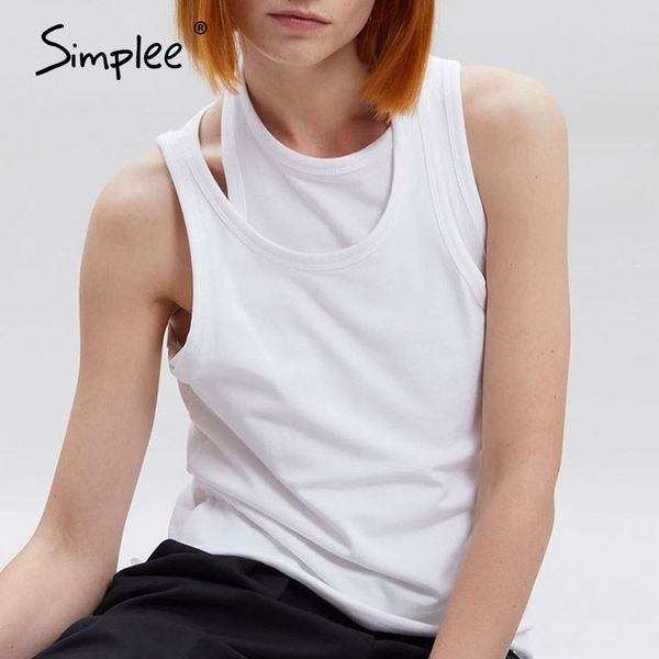 fake two-pieces solid sport tanks female bottoming double hang neck vest fashion irregular summer tank woman 210414, White
fake two-pieces solid sport tanks female bottoming double hang neck vest fashion irregular summer tank woman 210414, White