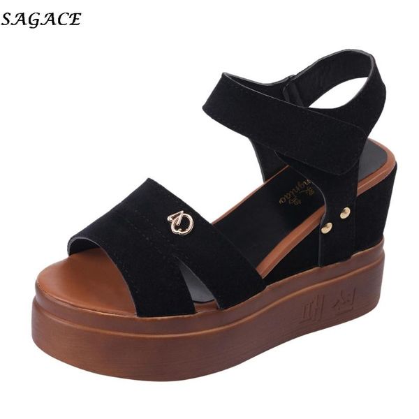 women sandals summer high heels platform open toe wedges shoes fashion gladiator roman woman sandalias mujeres #30, Black
women sandals summer high heels platform open toe wedges shoes fashion gladiator roman woman sandalias mujeres #30, Black