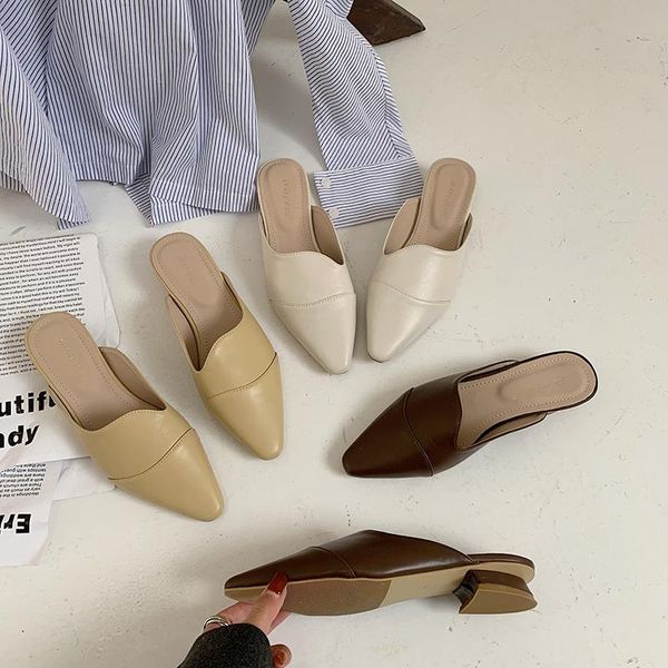 summer round toe women slippers shallow slip on slides casual beach shoes flip flops thick mid heels beige/brown/yellow, Black
summer round toe women slippers shallow slip on slides casual beach shoes flip flops thick mid heels beige/brown/yellow, Black