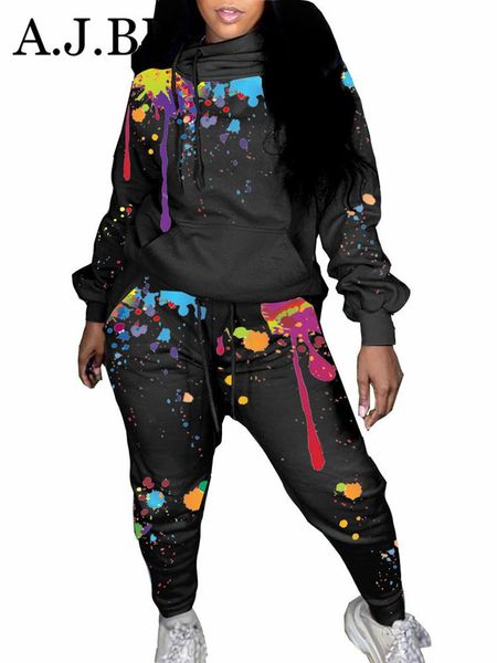 women's tracksuits fall 2021 graffiti print sports two piece set fashion casual o-neck long sleeve t-shirt and trousers, Gray
women's tracksuits fall 2021 graffiti print sports two piece set fashion casual o-neck long sleeve t-shirt and trousers, Gray