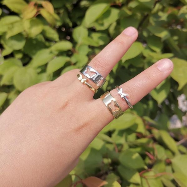 lost lady adjustable butterfly rings for women men opened cuff couple ring set fashion engagement wedding jewelry gift, Slivery;golden
lost lady adjustable butterfly rings for women men opened cuff couple ring set fashion engagement wedding jewelry gift, Slivery;golden