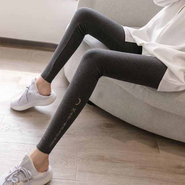 spring and autumn thin thread leggings 2021 tight letter embroidery for women women's, Black
spring and autumn thin thread leggings 2021 tight letter embroidery for women women's, Black