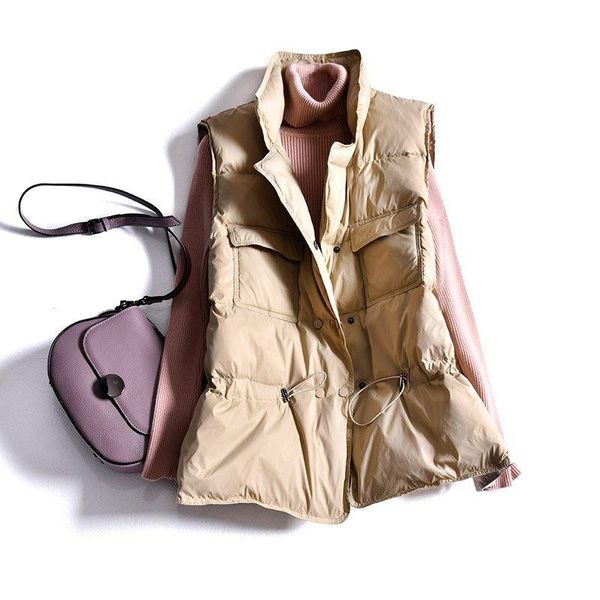 women's vests women autumn turn-down collar 2021 casual cotton padded jacket sleeveless female winter ladies waistcoat, Black;white
women's vests women autumn turn-down collar 2021 casual cotton padded jacket sleeveless female winter ladies waistcoat, Black;white