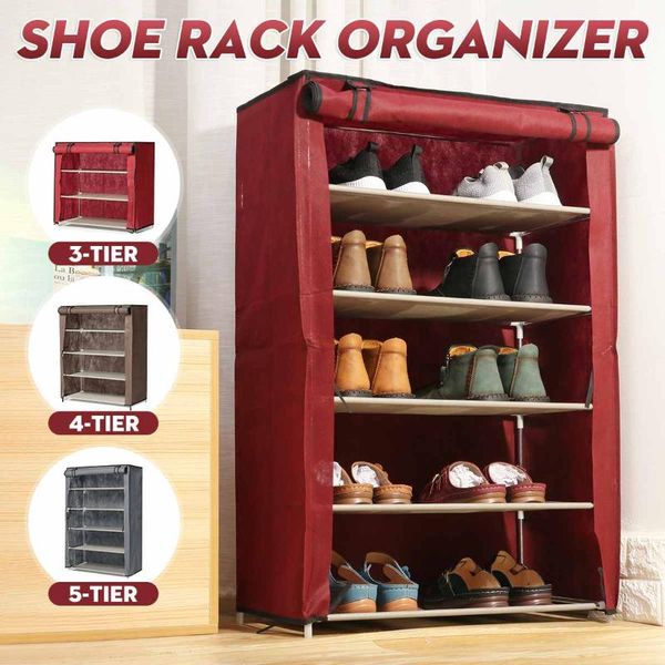 multi tiers dust proof portable steel stackable storage non-woven fabric shoe stands organizer closet home holder shelf cabinet clothing & w
multi tiers dust proof portable steel stackable storage non-woven fabric shoe stands organizer closet home holder shelf cabinet clothing & w