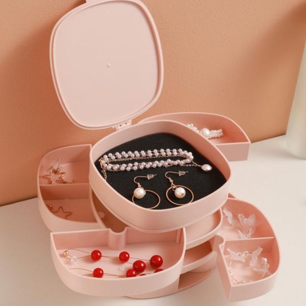 jewelry pouches, bags rotatable women storage box fashion 4-layers necklace earrings rings tray case birthday gifts, Pink;blue
jewelry pouches, bags rotatable women storage box fashion 4-layers necklace earrings rings tray case birthday gifts, Pink;blue