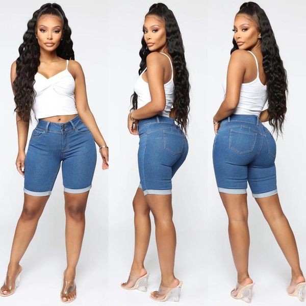 women's jeans 2021 ladies summer denim shorts solid color high elastic fashion casual slimming and comfortable home, Blue
women's jeans 2021 ladies summer denim shorts solid color high elastic fashion casual slimming and comfortable home, Blue
