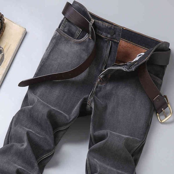 jean shan bao velvet coarse brem business pants winter branded cotton strain denim, Blue
jean shan bao velvet coarse brem business pants winter branded cotton strain denim, Blue