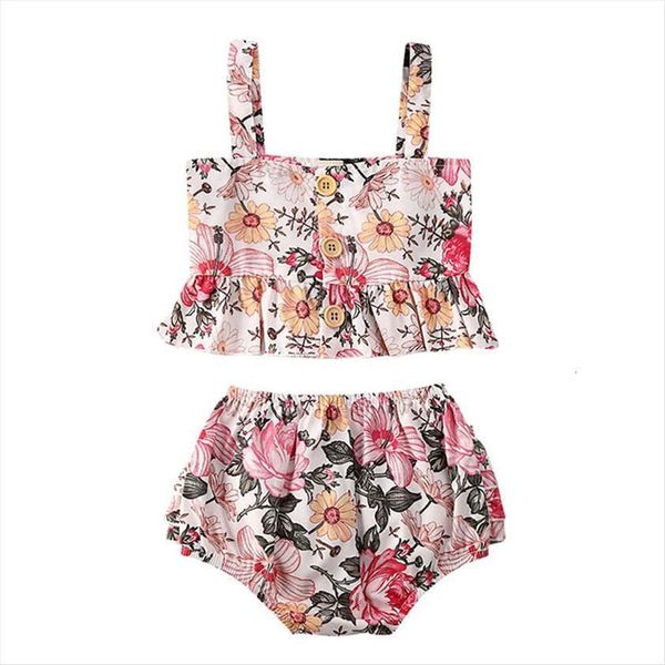 2pcs toddler kids baby girl sleeveless floral outfit clothes shorts pants clothing set, White
2pcs toddler kids baby girl sleeveless floral outfit clothes shorts pants clothing set, White
