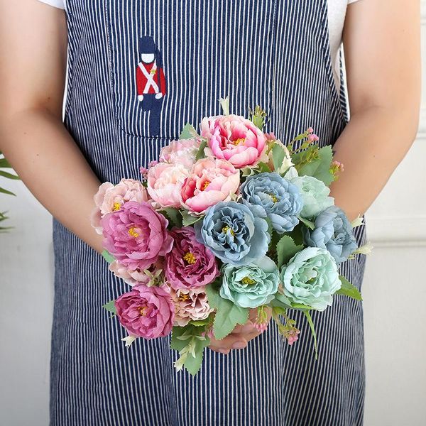 decorative flowers & wreaths 6 heads silk european peony flower artificial for decoration bouquet flores wedding valentine's day party
decorative flowers & wreaths 6 heads silk european peony flower artificial for decoration bouquet flores wedding valentine's day party